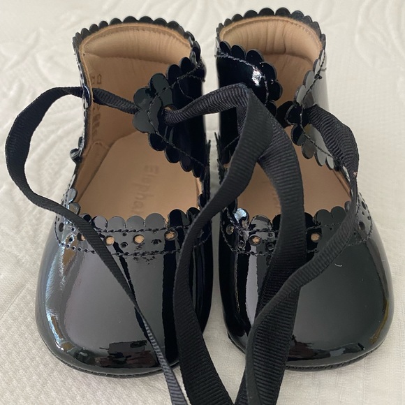 Elephantito Shoes Scalloped Leather Mary Jane Baby Poshmark